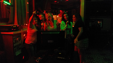 Karaoke Fun During Luigi's Bar Preliminary Round 4